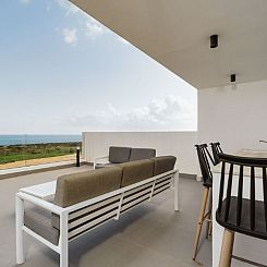 Vakantiehuis Periyiali Resort - Seitlicher Meerblick Villa E