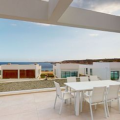 Vakantiehuis Periyiali Resort - Seitlicher Meerblick Villa E