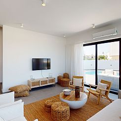 Vakantiehuis Periyiali resort - Seitlicher Meerblick Ismene 