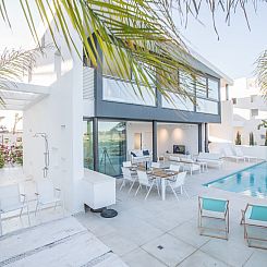 Vakantiehuis Neue, moderne 3-Schlafzimmer-Villa mit privatem
