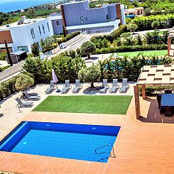 Vakantiehuis Luxuriöse Villa mit privatem Pool und Whirlpoo