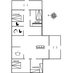 Vakantiehuis "Hjalmara" - 900m from the sea