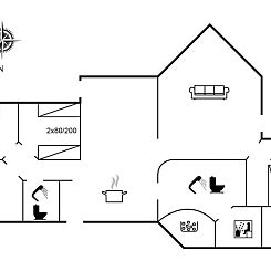 Vakantiehuis "Carlina" - 1.3km from the sea
