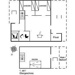 Vakantiehuis "Sunna" - 1km from the sea