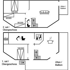 Appartement "Casjen" - 250m from the sea