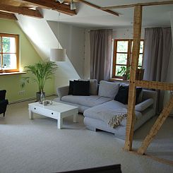 Appartement Große Ferienwohnung in Bleckede mit Großem Bal
