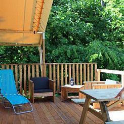 Vakantiehuis Safarizelt in Hohenlychen mit Garten und Grill