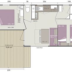 Appartement Mobilheim Lagune III Am Strandbad Lychen