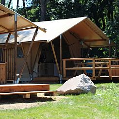 Vakantiehuis Gemütliches Safarizelt mit Grill und Garten