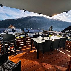 Vakantiehuis Freistehendes Ferienhaus in Sieber mit Terrasse