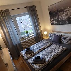 Appartement Große Ferienwohnung in Voslapp mit Garten