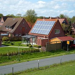 Vakantiehuis mit Wintergarten und Garten am Deich