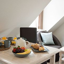 Appartement Gemütliche Wohnung für mit Gartensauna