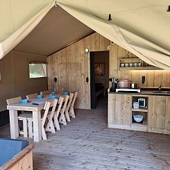 Safaritent + sanitair