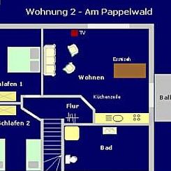 Appartement Fishbone Obergeschoss in Glowe