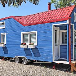 Vakantiehuis Ein echtes Minihaus auf Rädern - perfekt für 