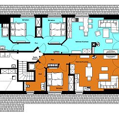 Appartement Wohnung mit Balkon in Sellin