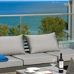 Appartement Strandnahe Ferienwohnung Meerselig mit Balkon