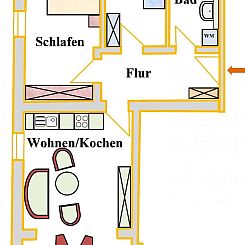 Appartement Appartemen in trestaurierte Bädervilla Quisisan