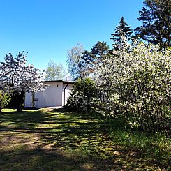 Vakantiehuis mit Terrasse mitten im Grünen