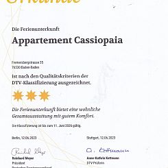 Appartement Cassiopaia in Baden-Baden