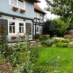Vakantiehuis Fachwerkhaus mit Garten, Grill und Terrasse