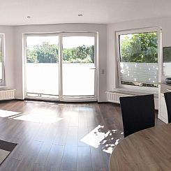 Vakantiehuis Modern ausgestattetes Ferienhaus mit Terrasse