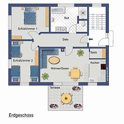 Appartement Fuchsbau Erdgeschoß