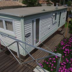Appartement Mobiles Haus mit Blick auf das Wasser