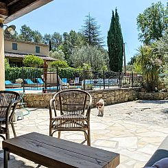 Vakantiehuis Klimatisiertes Mas Les Heures Bleues mit Pool