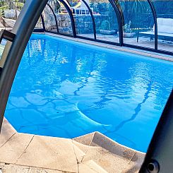 Vakantiehuis Klimatisiertes Mas Les Heures Bleues mit Pool