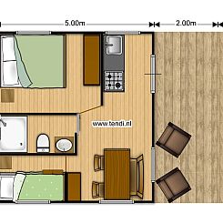 Safaritent incl. Sanitair