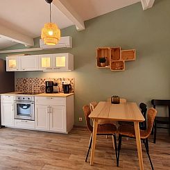 Vakantiehuis Gîte im Herzen der Weinberge, Terrasse mit ate