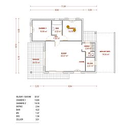Vrijstaande woning in Masseube