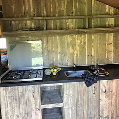Woody Safari Tent + jacuzzi