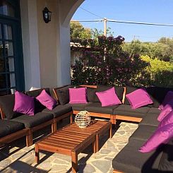 Vakantiehuis Spiti Limnos, idyllisch gelegen im Orangenhain