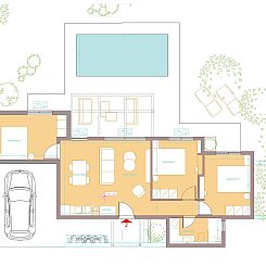 Vrijstaande woning in Asomatos