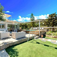 Vakantiehuis Cretan Lodge Beheizter Pool