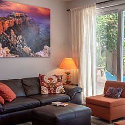 Vakantiehuis Luxuriöses Ferienhaus mit heizbarem Infinitypo