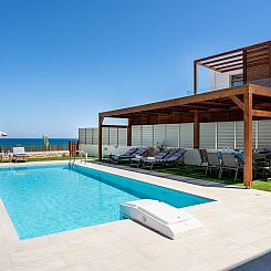 Vakantiehuis Villa am Strand in Rethymno mit privatem Pool