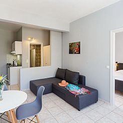 Appartement Wohnung in Kato Gouves mit Balkon, Seitenblick