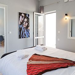 Appartement Wohnung in Kato Gouves mit Balkon, Seitenblick