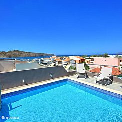 Vakantiehuis VillAgioi I - Privater Pool und 450m zum Sandst