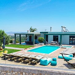 Vakantiehuis Luxus-Villa Freier beheizter Pool Atemberaubend