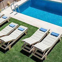 Vakantiehuis Ferienvilla "Fos" mit Blick auf das Wasser
