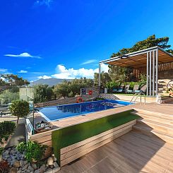 Vakantiehuis Canes Villa Beheizter Pool