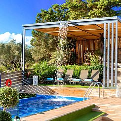 Vakantiehuis Canes Villa Beheizter Pool