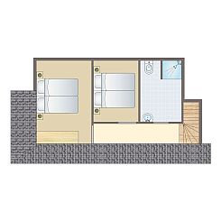 Village l'Eau d'Heure | 8-persoons bungalow | 8C1