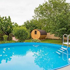 Vakantiehuis Wohnung mit Garten, Grill und Gemeinschaftspool