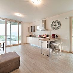 Appartement Flacher Sonnenuntergang